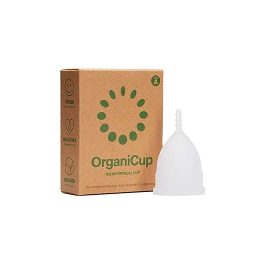 Copa menstrual OrganiCup - Talla A/pequeña - Ganadora del los AllergyAwards 2019