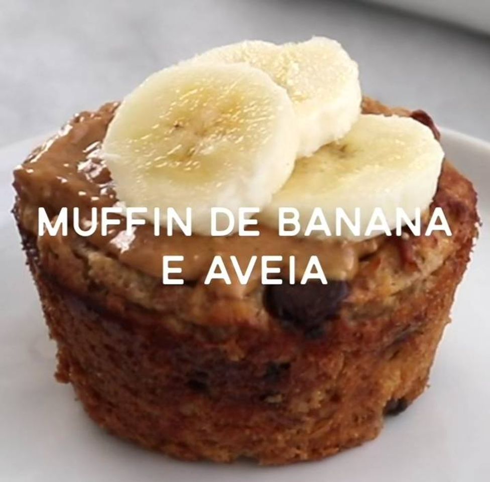 Fashion Muffin de Banana com Aveia