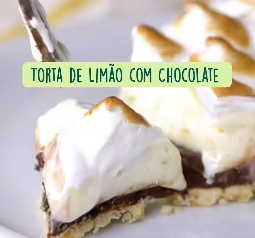 Fashion Torta de limão com chocolate