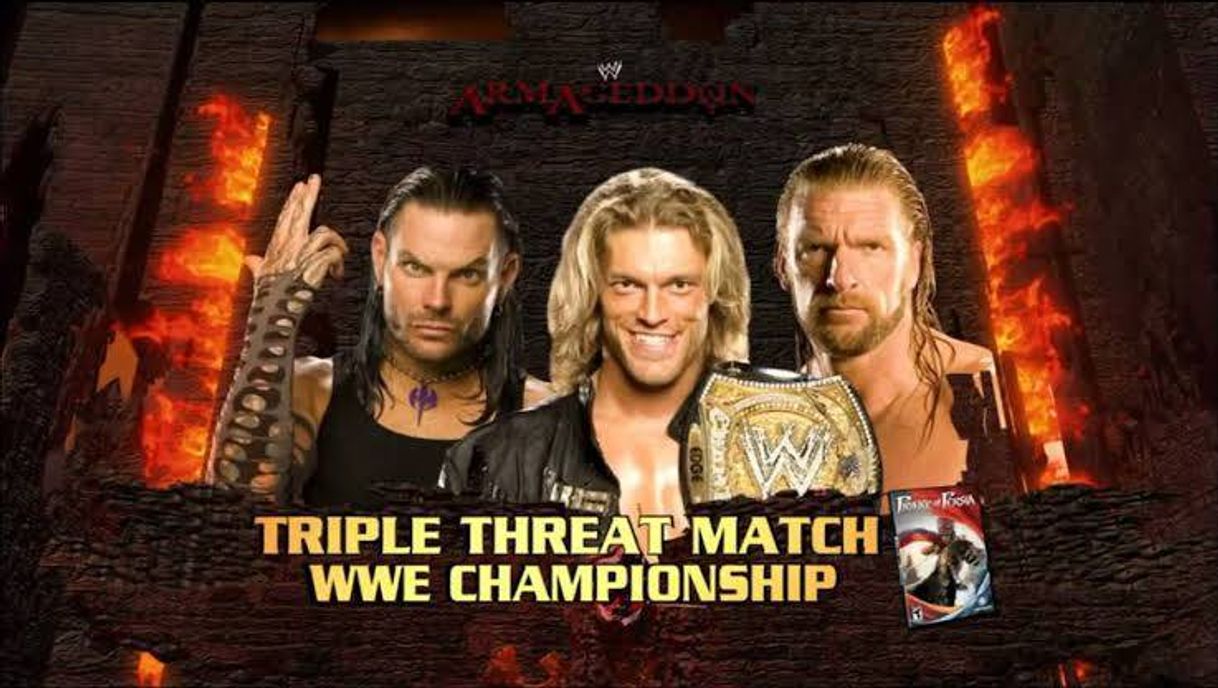 Moda Jeff Hardy vs Triple H vs Edge Armaggedon 2008.