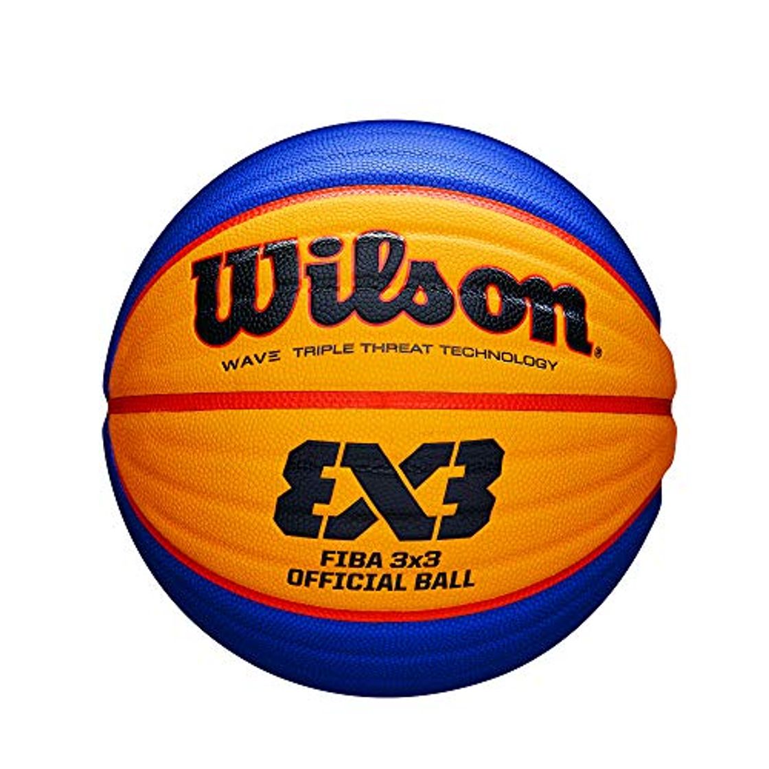 Products Wilson WTB0533XB Pelota de Baloncesto Fiba 3x3 Caucho Interior y Exterior, Adultos