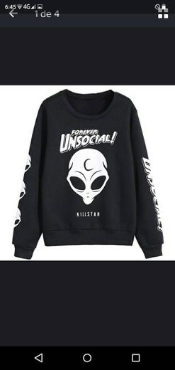 Sudadera de alien