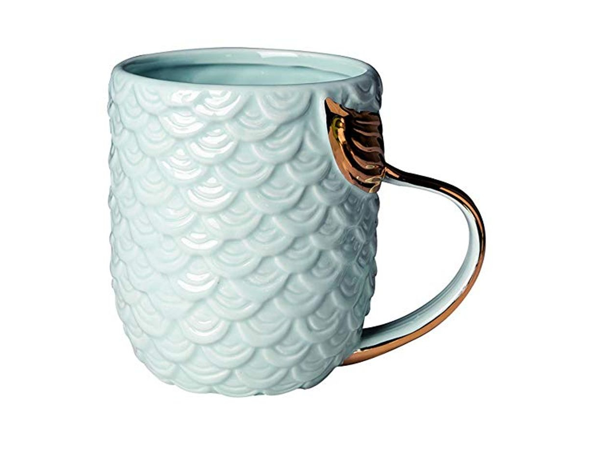 Producto VANUODA Sirena Taza, Tazas de café de cerámica con Manija de Cola