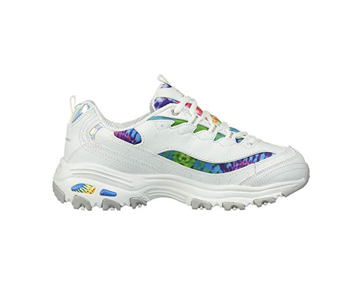 Products Skechers D'lites-Summer Fiesta, Zapatillas para Mujer, Blanco