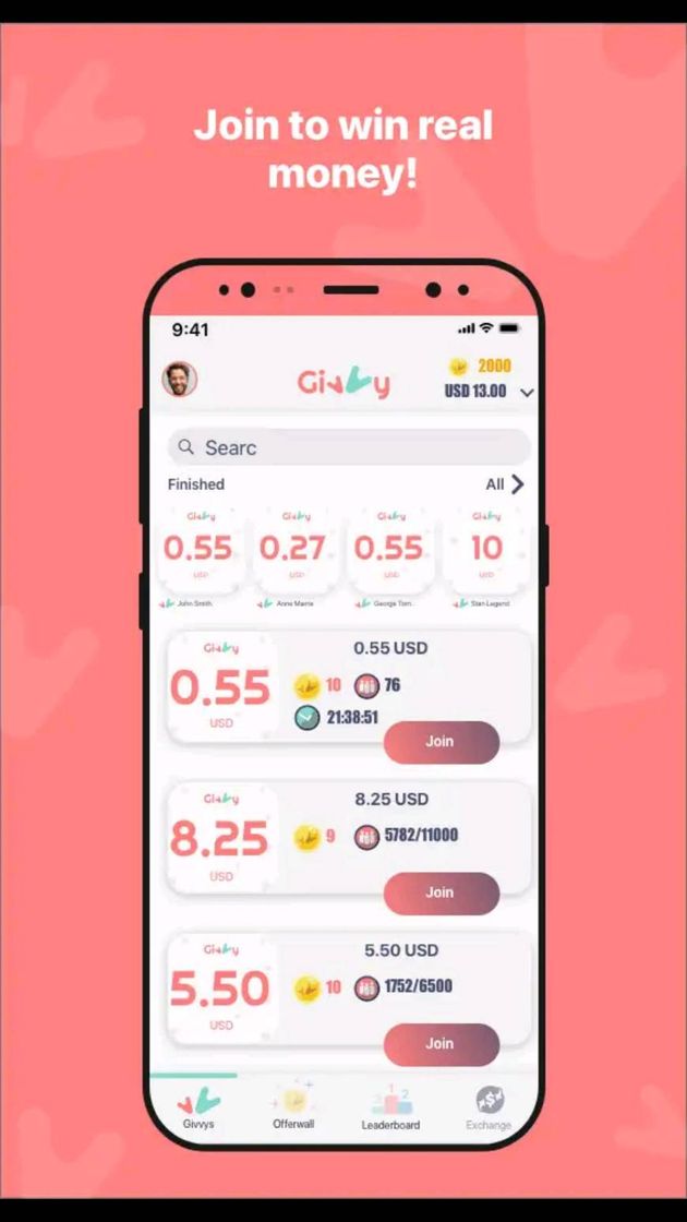 App Givvy Game - Earn money