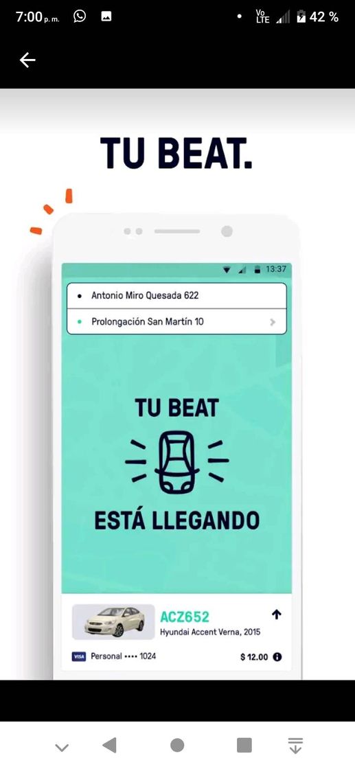 App Beat app gratuita de viajes