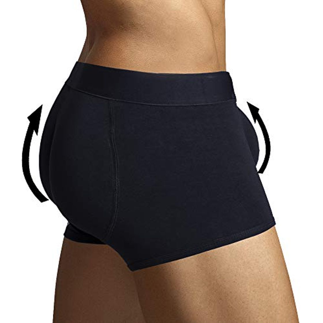 Moda ARIUS Calzoncillo Boxer con Relleno Trasero y Relleno Delantero para Aumentar el