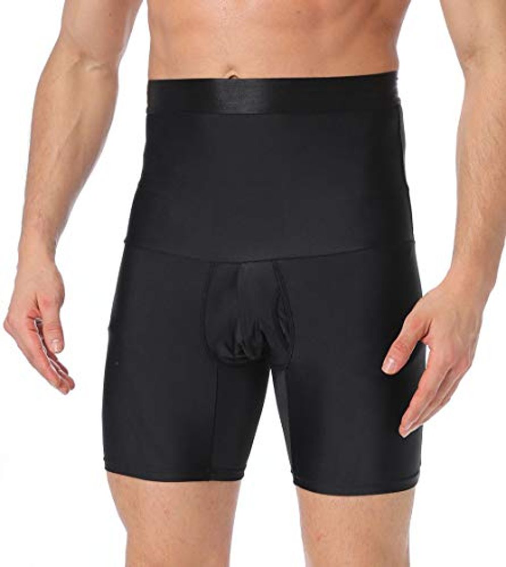 Fashion SLIMBELLE® Calzoncillos Bóxer con Faja Reductora para Hombre Ropa Interior Moldeador Pantalones Adelgazante para el Vientre y la Pérdida de Peso y Grasa Body Shaper Suave Transpirable Shapewear Men