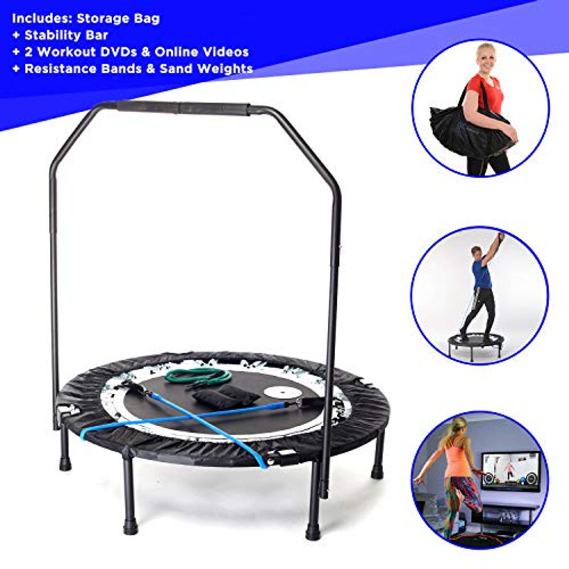 Products Maximus Pro Rebounder - Trampolin Fitness Plegable