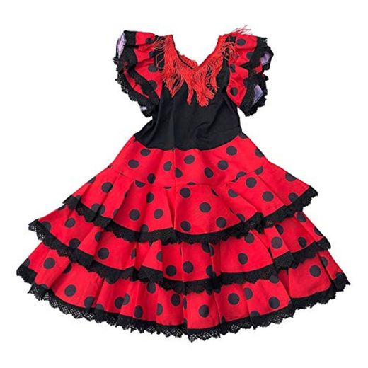 La Senorita Ropa Flamenco Niño Español Traje de Flamenca Chica/niños