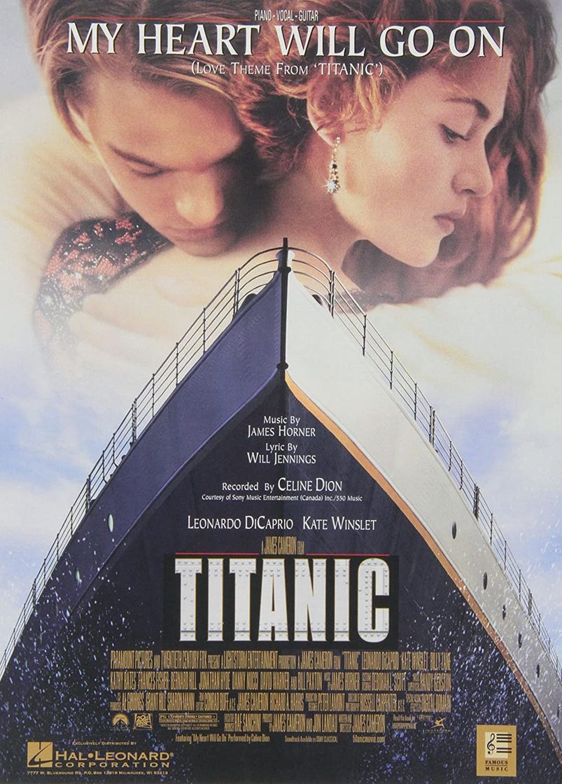 Canción My Heart Will Go On - Love Theme from "Titanic"