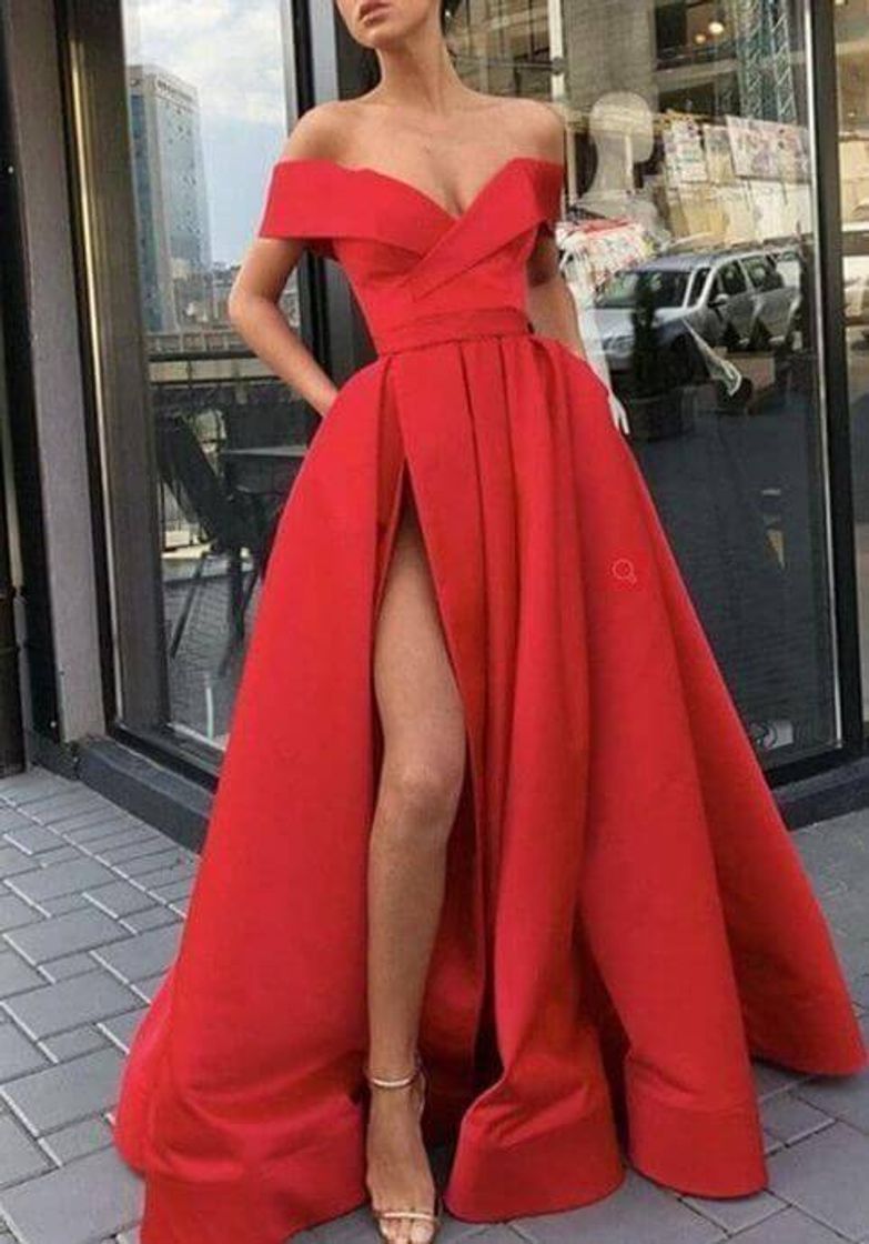 Social Vestido de Gala Vermelho