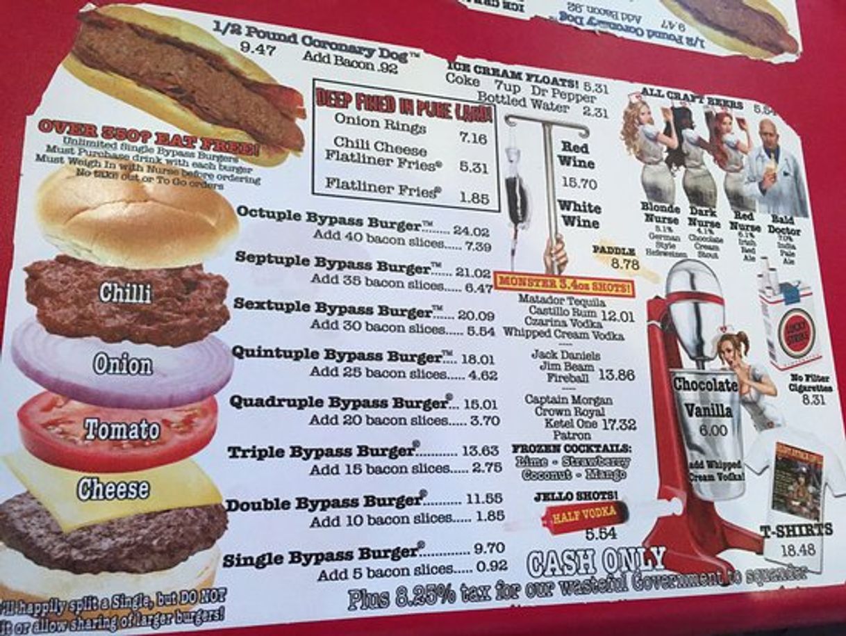 Restaurantes Heart Attack Grill