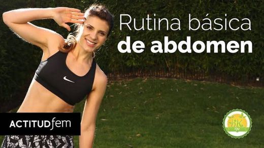 Rutina básica para un abdomen plano | ActitudFEM 