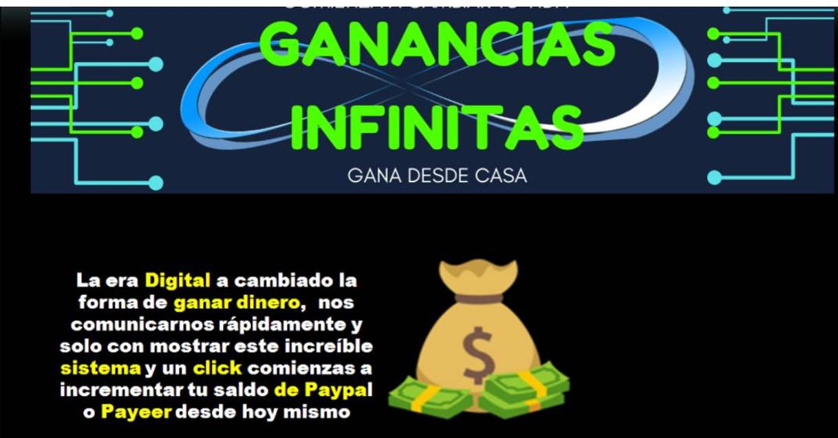 Ganancias infinitas