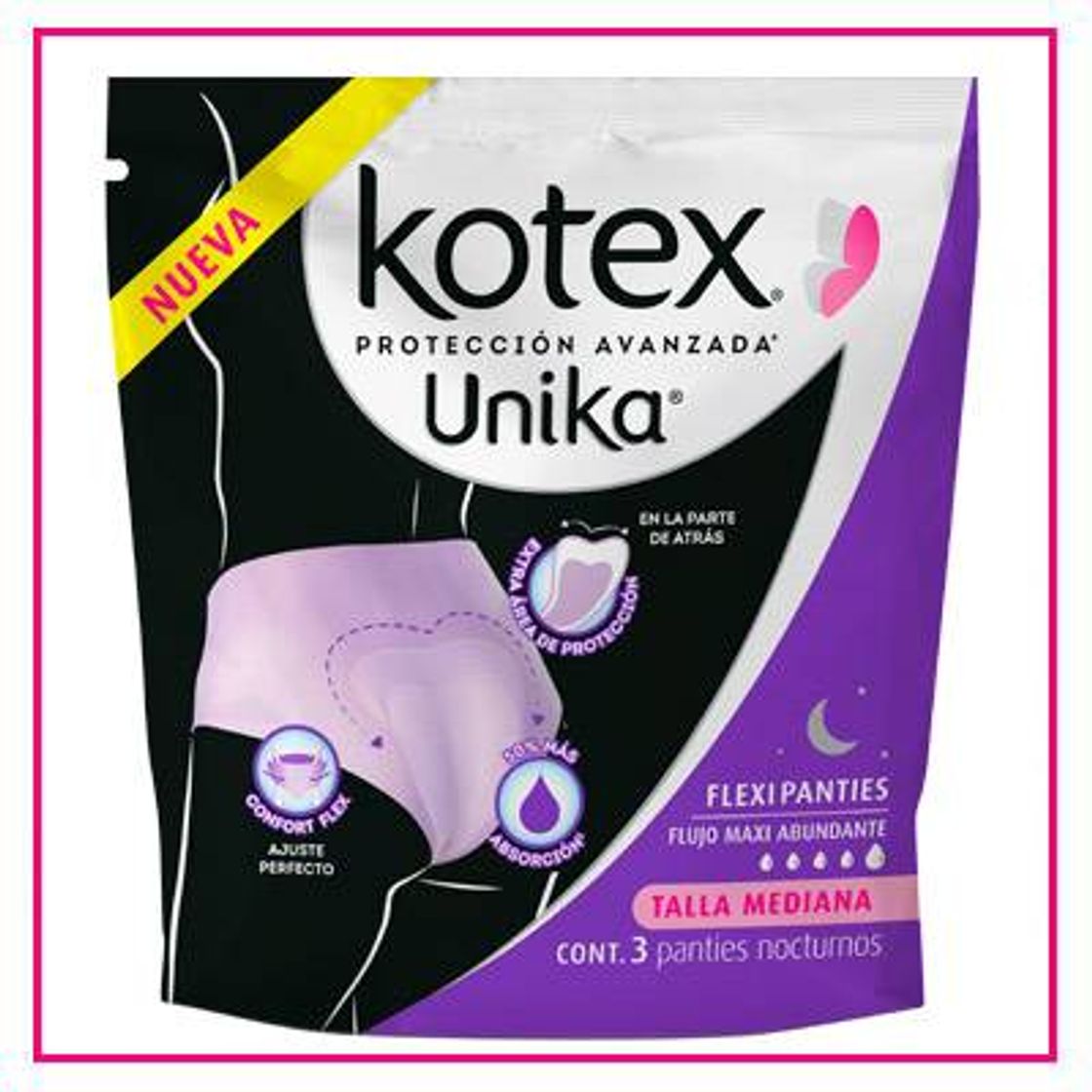 Productos Flexi Panties Kotex Unika