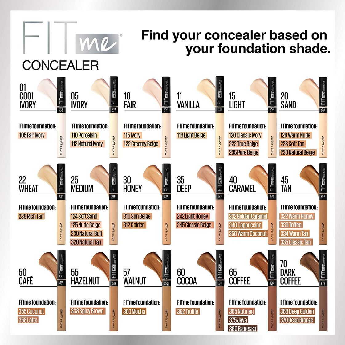 Beauty Maybelline Fit Me Corrector, Tono