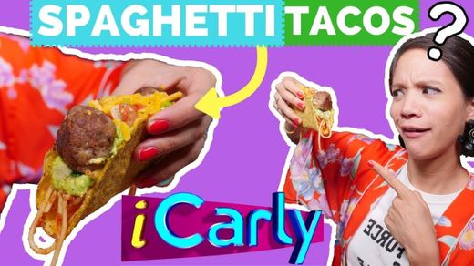 TACOS DE ESPAGUETI DE iCARLY 