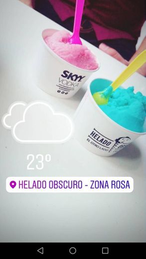 Helado Obscuro