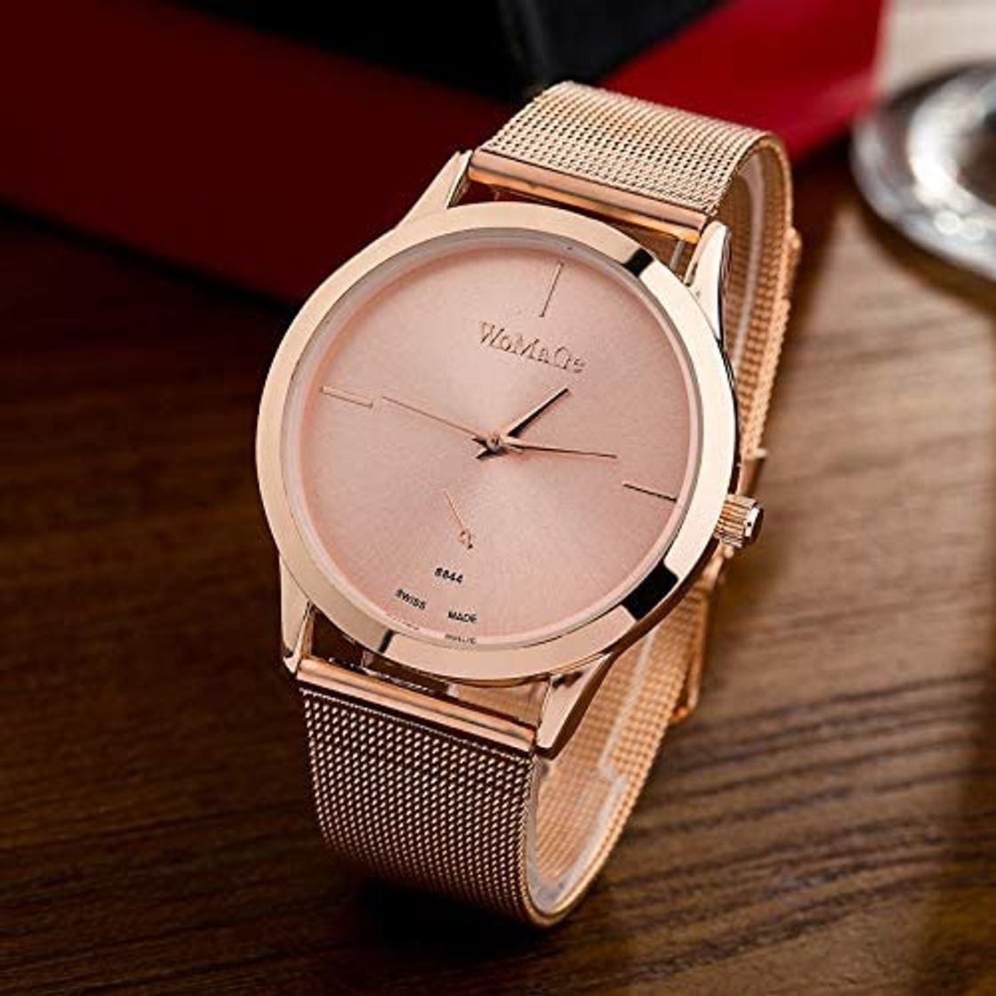 Productos TCEPFS Juego de Reloj de Pulsera de diseñador de 3 Piezas para Mujer Incluye Caja de Reloj de Pulsera de 2 Piezas Juego de Regalo Grande para Novia de   Oro