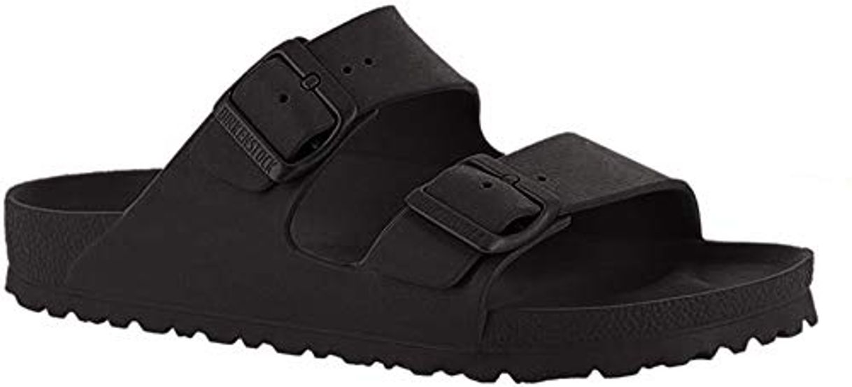 Moda Birkenstock Arizona EVA, Sandalias de Punta Descubierta para Mujer, Negro