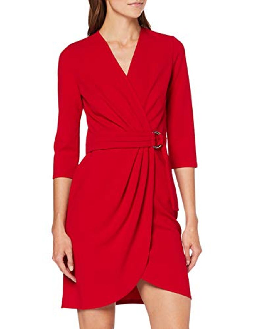 Moda Morgan 192-revena.p Vestido, Rojo