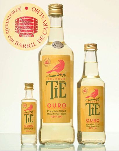 Cachaça Tiê Ouro 700ml