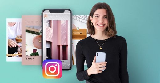 "Criação e edição de conteúdo para Instagram Stories"