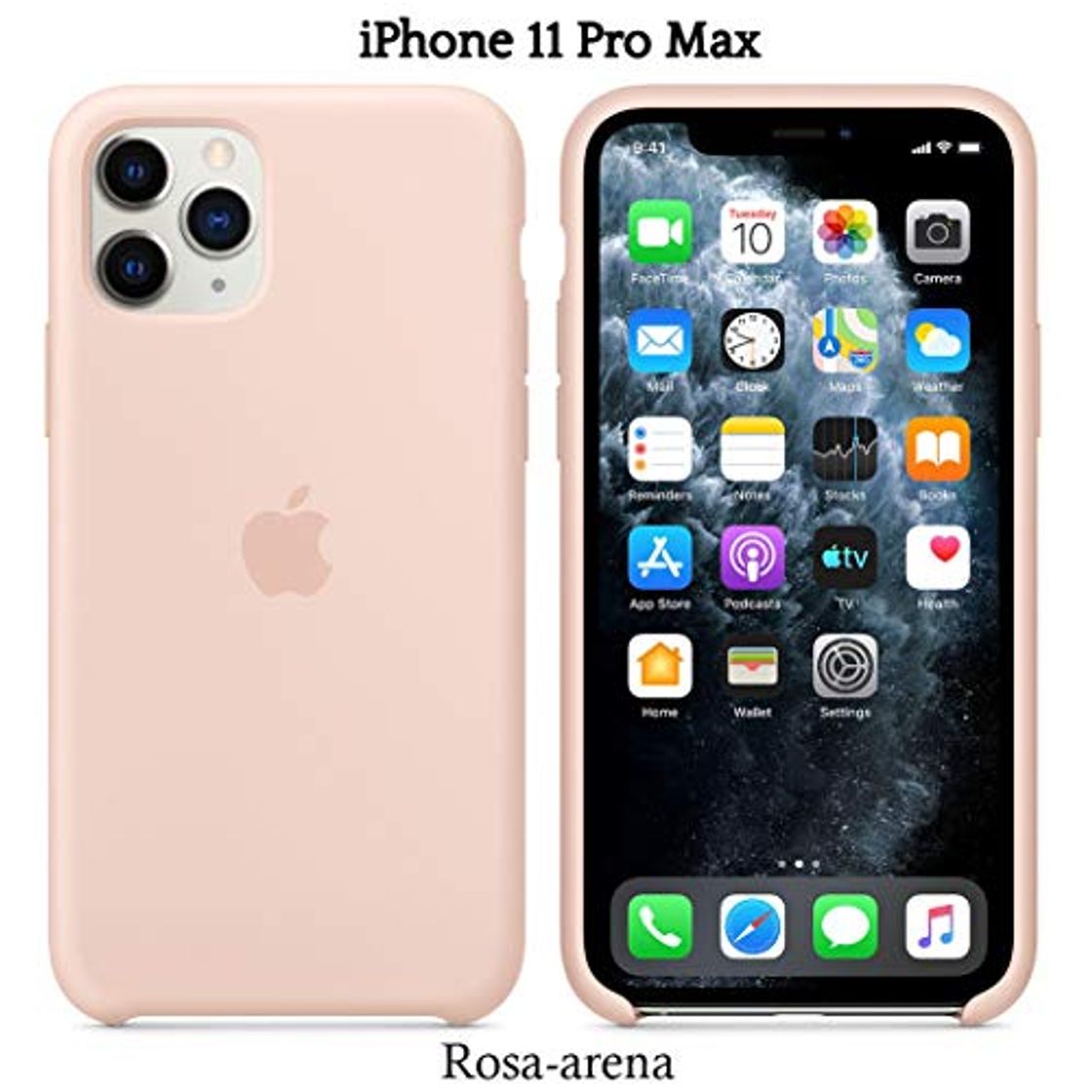 Product Funda Silicona para iPhone 11 Pro MAX, Silicone Case, máxima Calidad, Textura