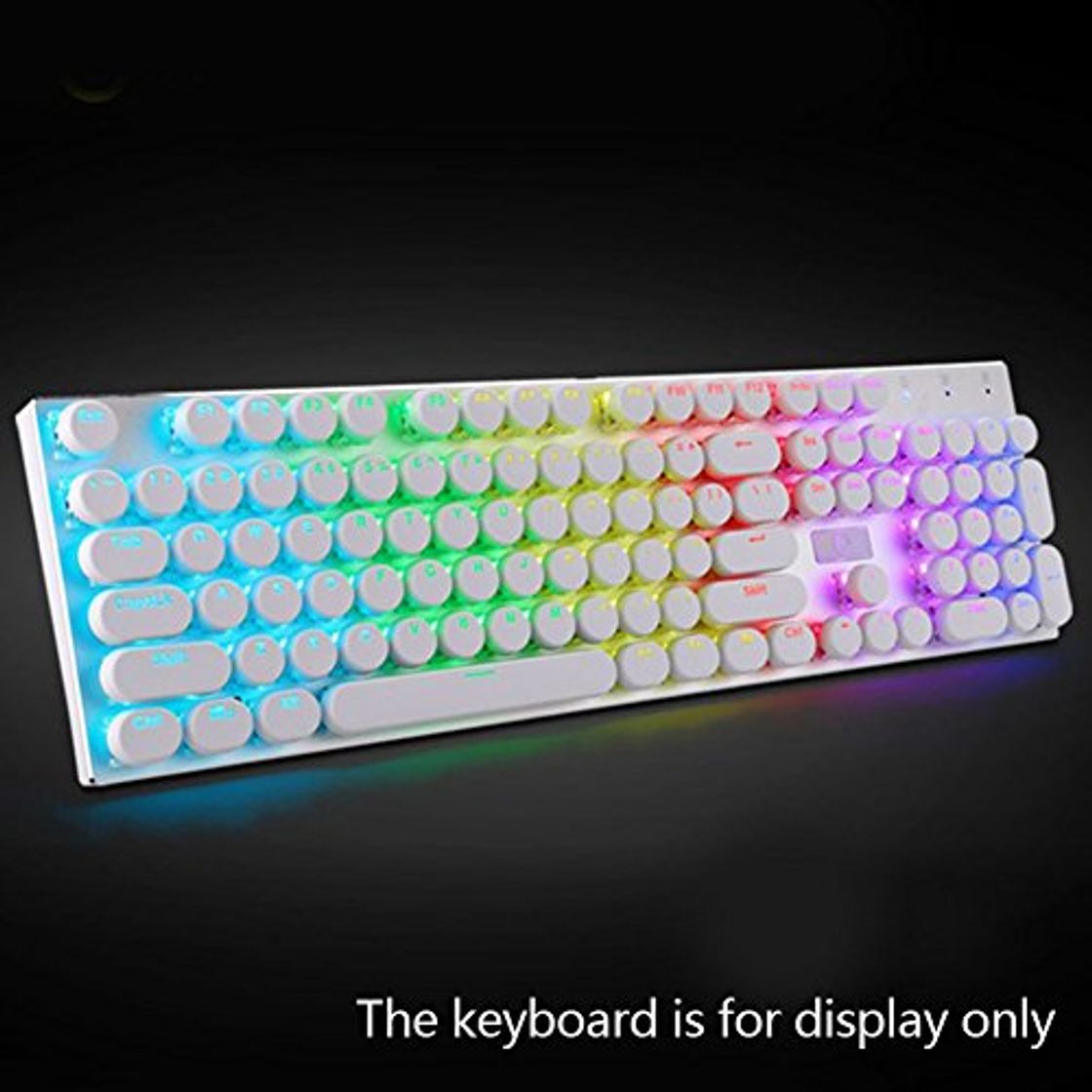 Products Beautyrain 104 Unids ABS Tapas Redondas Redondas Contraluz para Cruz Teclado Mecánico