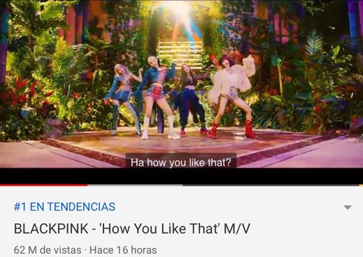 How You like that BlackPink video