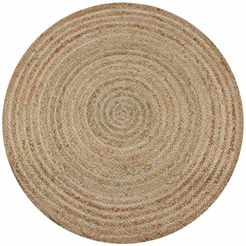 Producto vidaXL Alfombra Redonda 120cm Yute Trenzado Decoración Casa y Hogar Moquetas