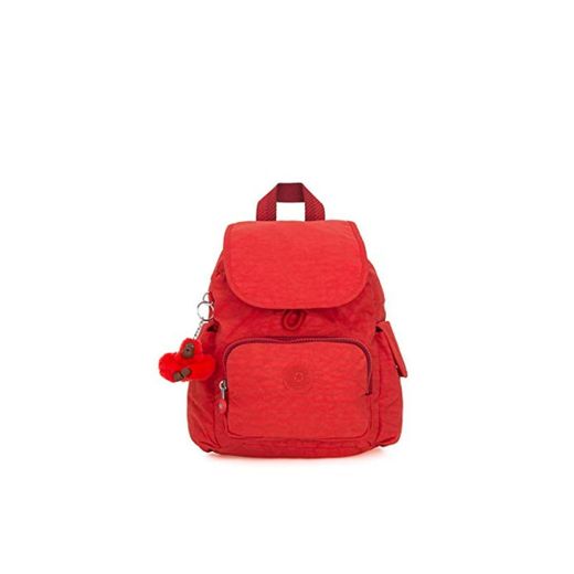 Kipling - City Pack Mini, Mochilas Mujer, Rojo