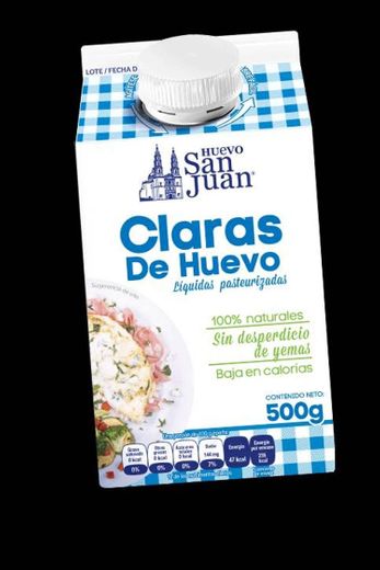 Claras de huevo