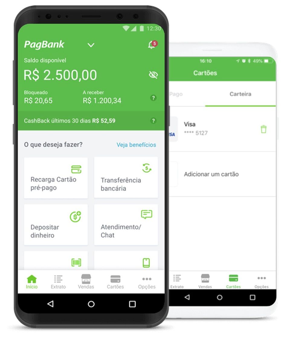 Apps Código de  convite Conta digital pagbank 