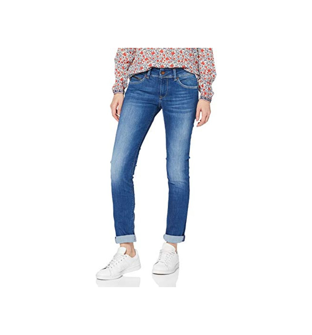 Moda Pepe Jeans New Brooke Vaqueros, Azul