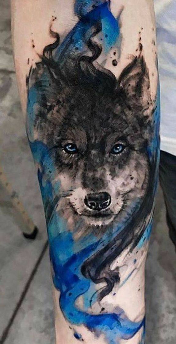 Lobo da chama azul🔥🔵