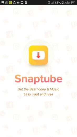 SnapTube una app para descargar audio y video.