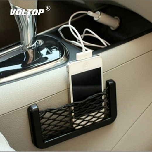 1pcs Car Storage Bag Net Pocket Accessories for Girls Car Hanging