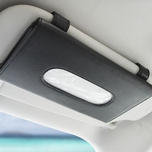 1 Pcs Car Tissue Box Towel Sets Car Sun Visor Tissue Box