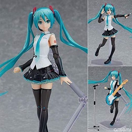 Yvonnezhang FIGMA 394 Hatsune Miku V4X versión Cantante Anime 15CM Figura de acción Juguetes Modelo