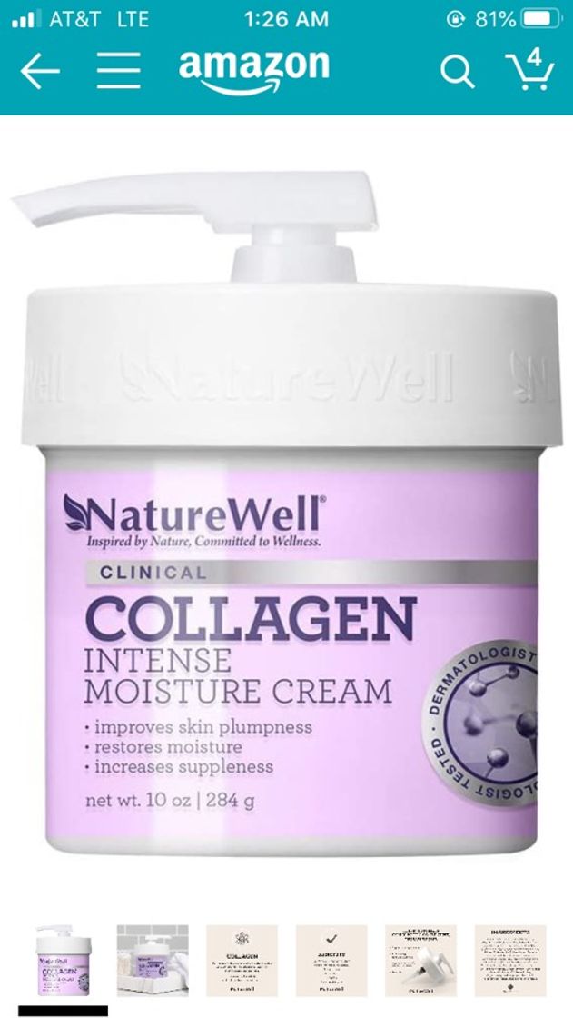 Fashion NatureWell collagen intense moisture cream