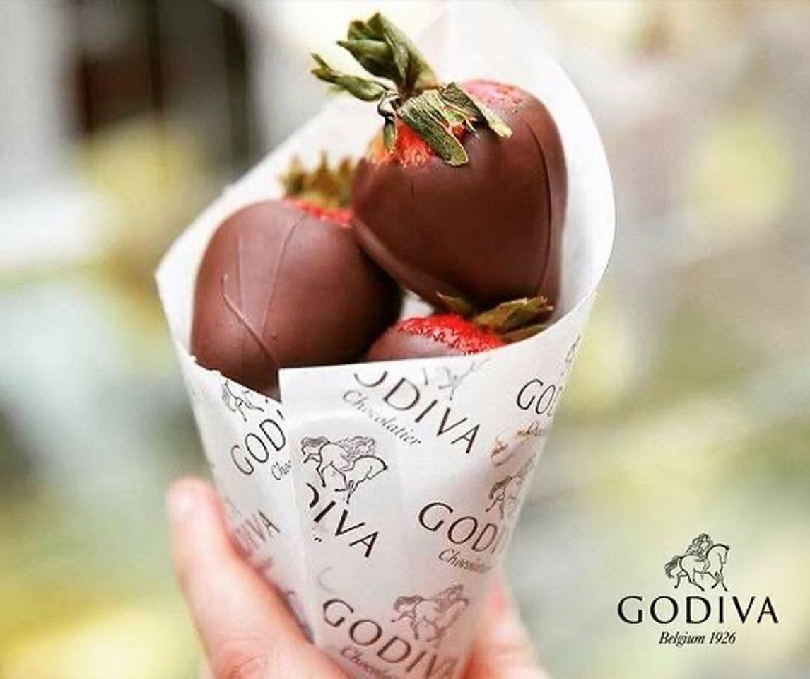 Moda Morangos com chocolate - Godiva