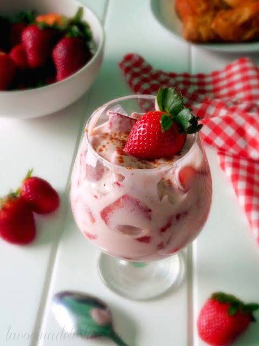 Fresas con crema 