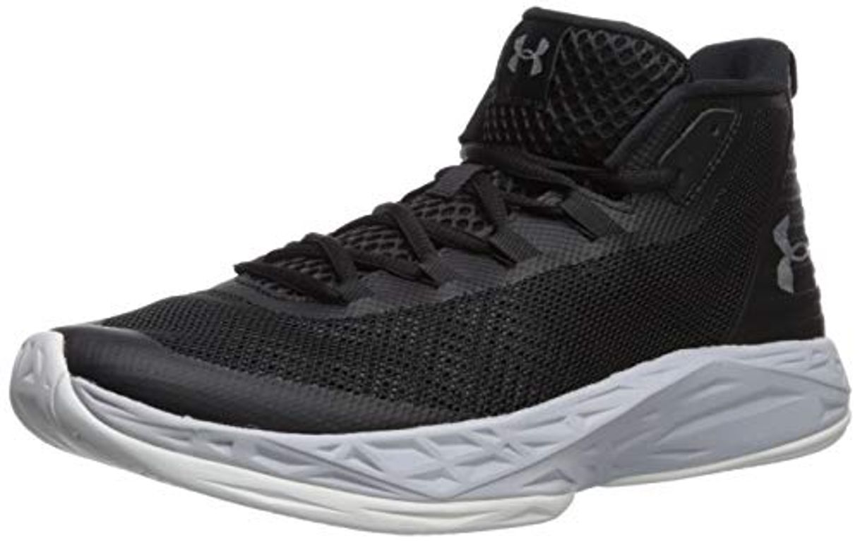 Under Armour Jet Mid 3020623-003, Zapatos de Baloncesto para Hombre, Negro