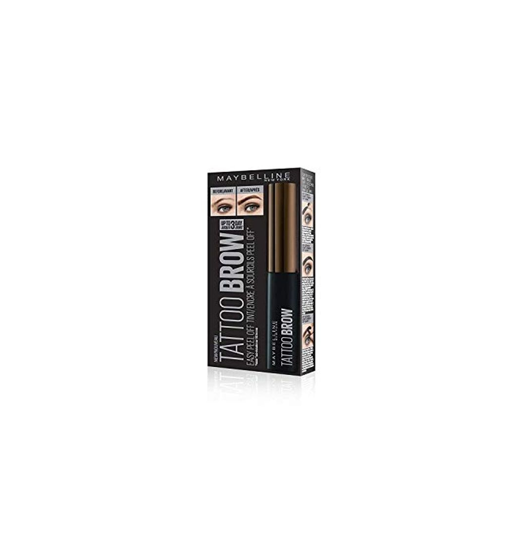 Belleza Maybelline Brow Tattoo Gel Tinte para Cejas Rubias u Castañas Claras