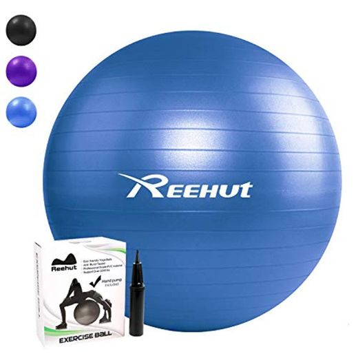 REEHUT Pelota de Ejercicio Anti-Burst para Yoga