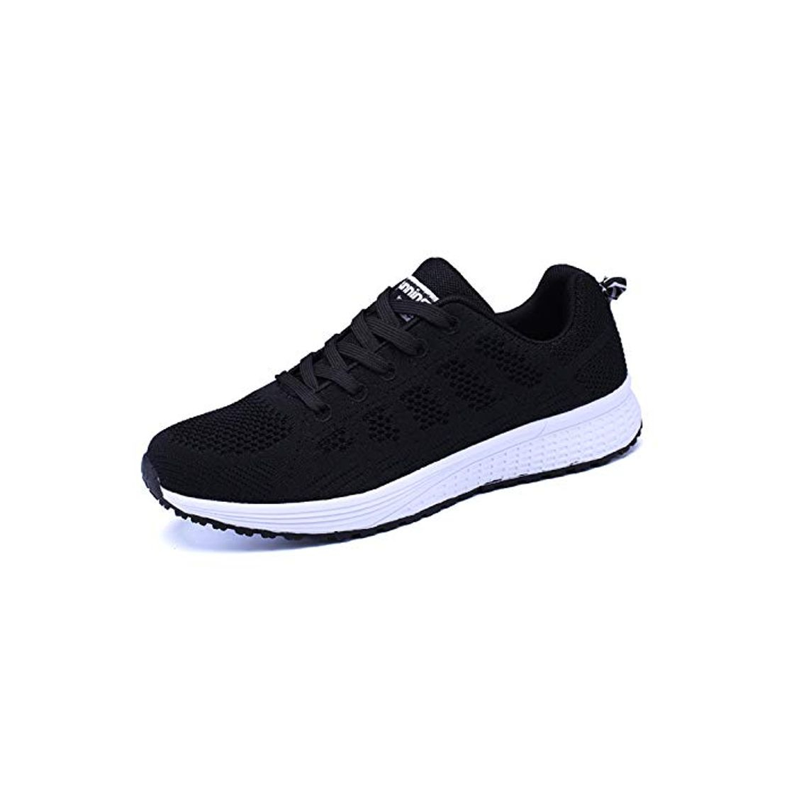 Products Lanchengjieneng Mujer Entrenador Zapatos Gimnasio Deportes atléticos Zapatillas de Deporte Malla Informal Zapatos para Caminar Encaje Plano Negro EU 41