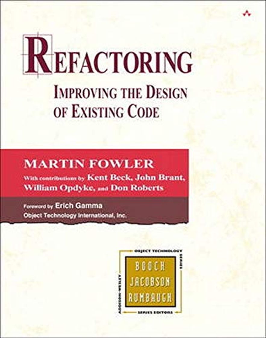 Libro Refactoring: Improving the Design of Existing Code