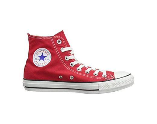 Converse Chuck Taylor All Star Hi, Zapatillas de tela Unisex, Rojo